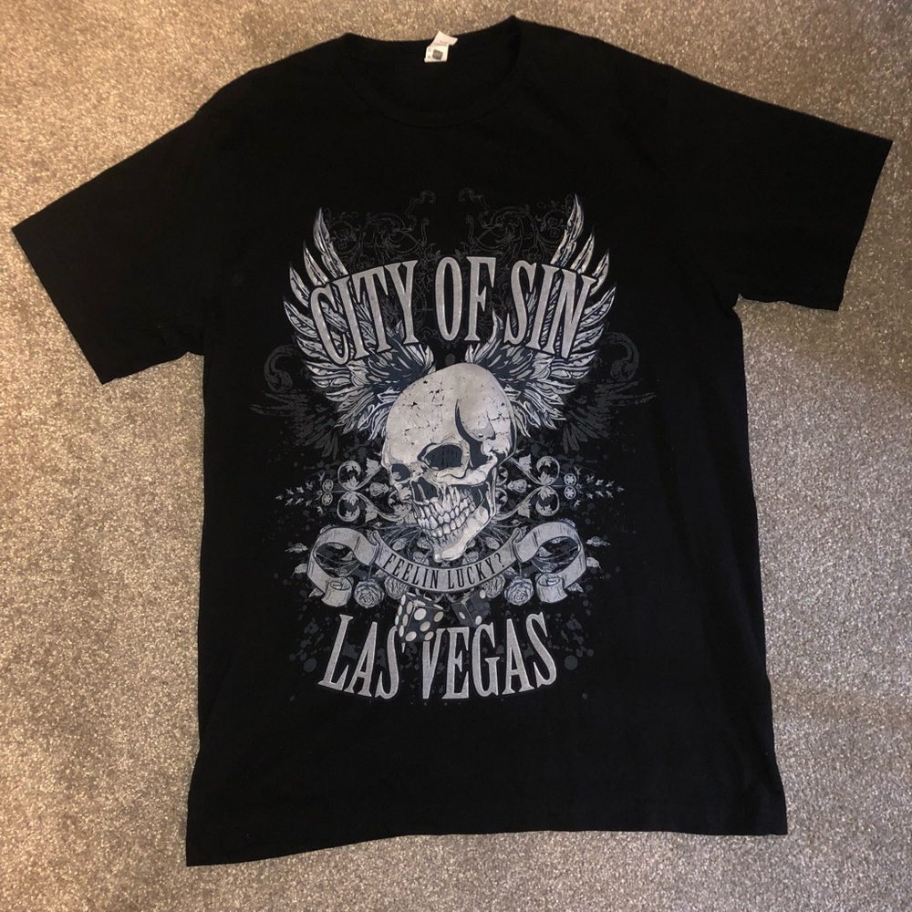 Black City of Sin Las Vegas T-Shirt